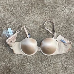 NWT NUDE AERIE ADJUSTABLE BRA 36C